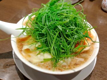 【来来亭 国母店】数量限定の”葱ラーメン”のインパクトは凄まじかった！！～いつもの大量トッピングを添えて～