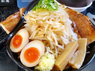 【麺屋 白虎】豚骨ベースの味噌はまろやか。インスタ映えする「富士山盛り」は本当に富士山だったよ。