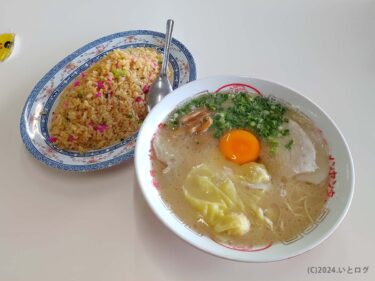 『丸幸ラーメンセンター』初めてなのに懐かしい豚骨ラーメン。ロードサイドに構えるドデカいラーメン百名店@佐賀・基山町