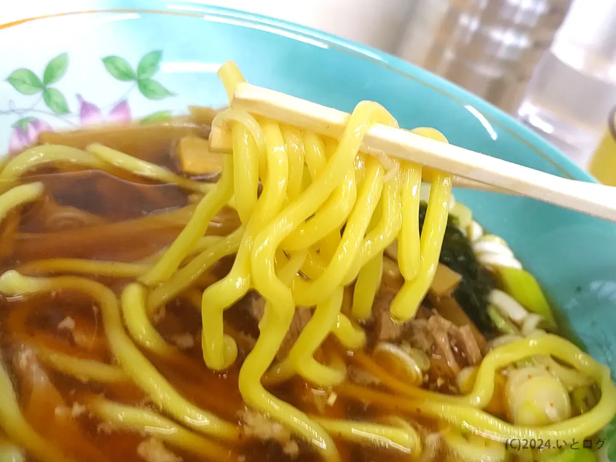 一福　富士吉田市　太麺