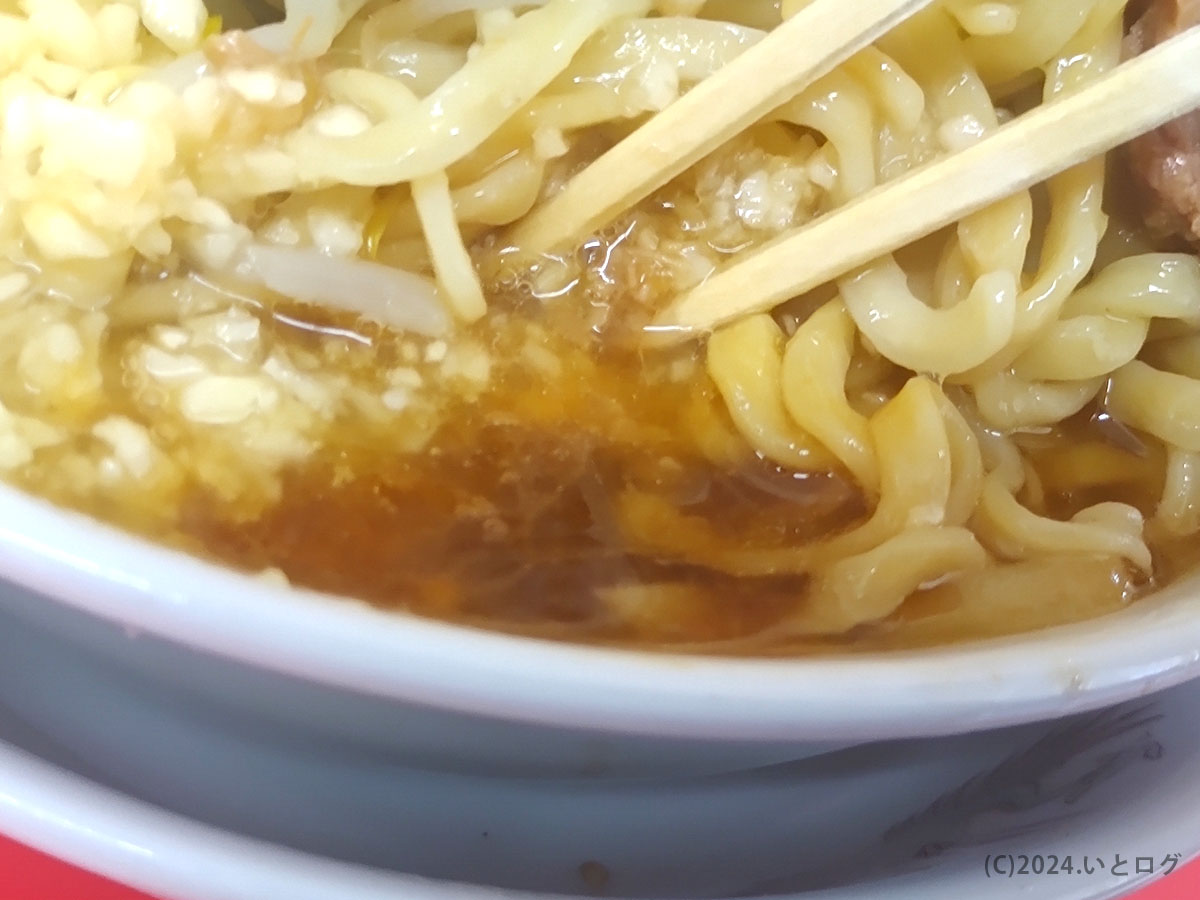 ラーメン二郎 ひたちなか店 スープ