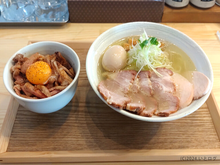 メンヤオキビ 山梨　甲府　特製鶏塩らぁ麺