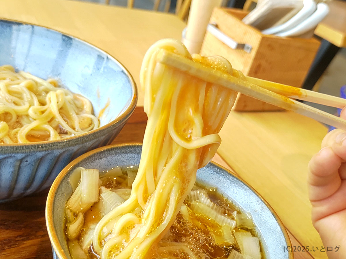 ネギだれへダイブする麺、ラーメンビレッジカフェのつけ麺食べ方ガイド