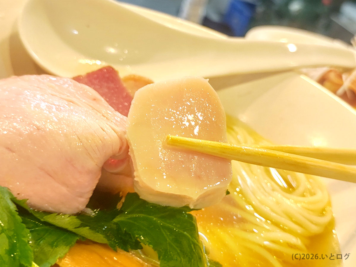 自家製麺 くろ松 高崎の鶏むねチャーシュー