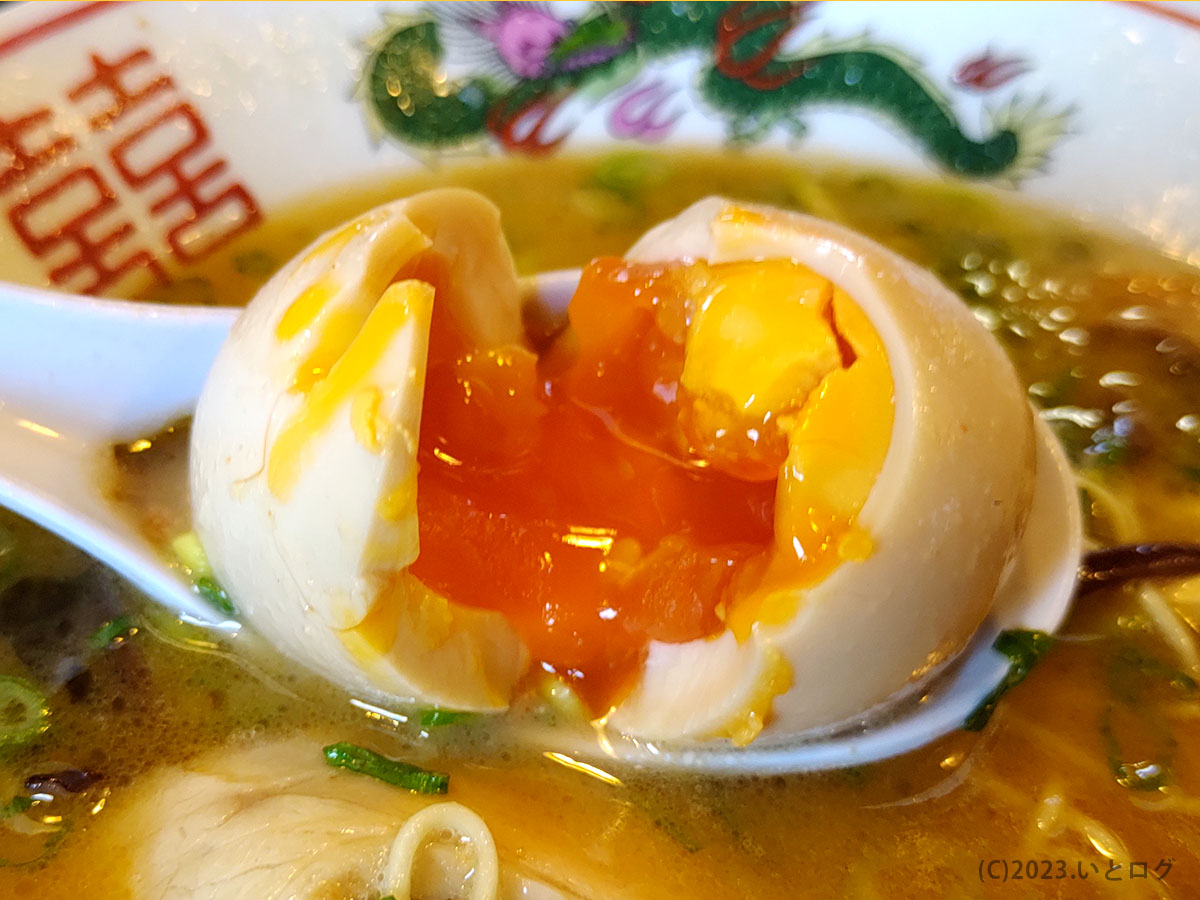 なみへい　味玉　ラーメン