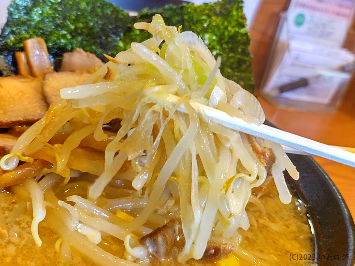 三重　川出ラーメン　野菜