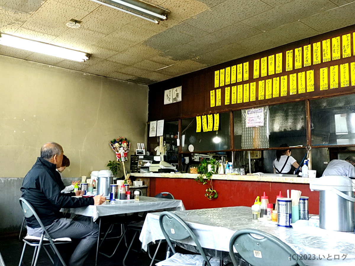 山中食堂　山梨県　甲府