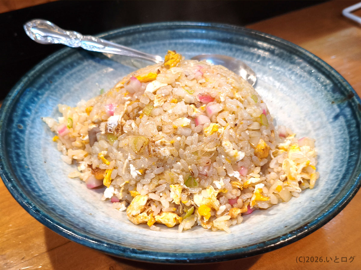 万力屋で営業時間中販売されているチャーハン