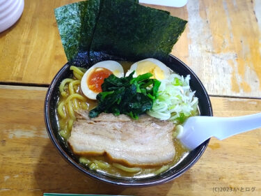 『あめ家食堂』ハンコの町の小さな駅前食堂で出会ったのはまさかの家系ラーメン。