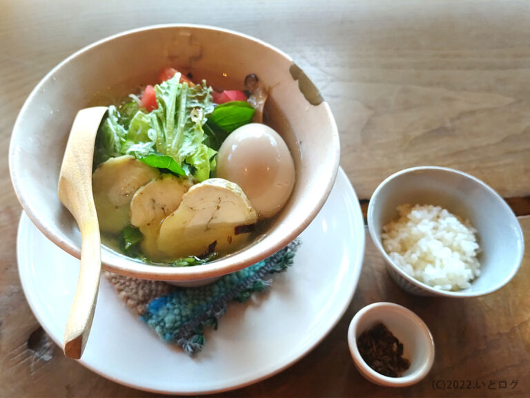 エンガワカフェ　塩ラーメン