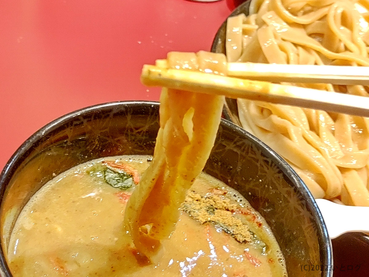 海老つけ麺　太麺