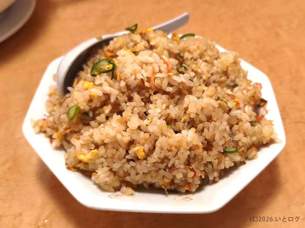 天理ラーメンと一緒に注文したい香ばしいチャーハン